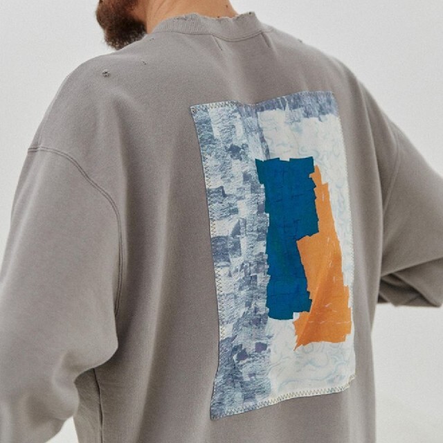 トップスリドム　lidnm　NOGUCHI MASAHIRO DAMAGED SWEAT