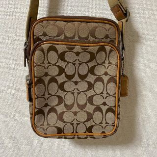 コーチ(COACH)の【美品】COACH コーチ ショルダーバッグ 斜めがけ 化粧道具入(ショルダーバッグ)