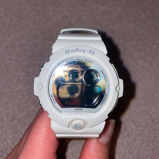 ベビージー(Baby-G)のCASIO G-SHOCK Baby-G ホワイト デジタル 時計(腕時計)