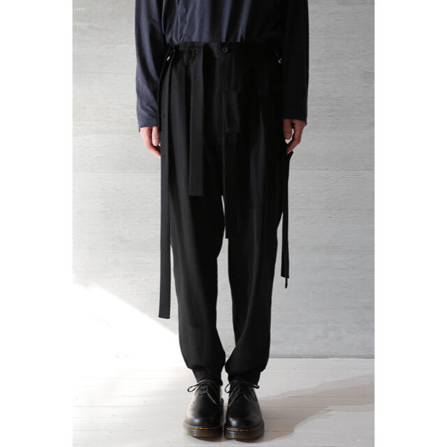 Yohji Yamamoto - Yohji Yamamoto POUR HOMME 20SSテープギャバパンツ