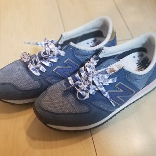 New Balance - 値下げ！ニューバランス×アース コラボ スニーカー 紺