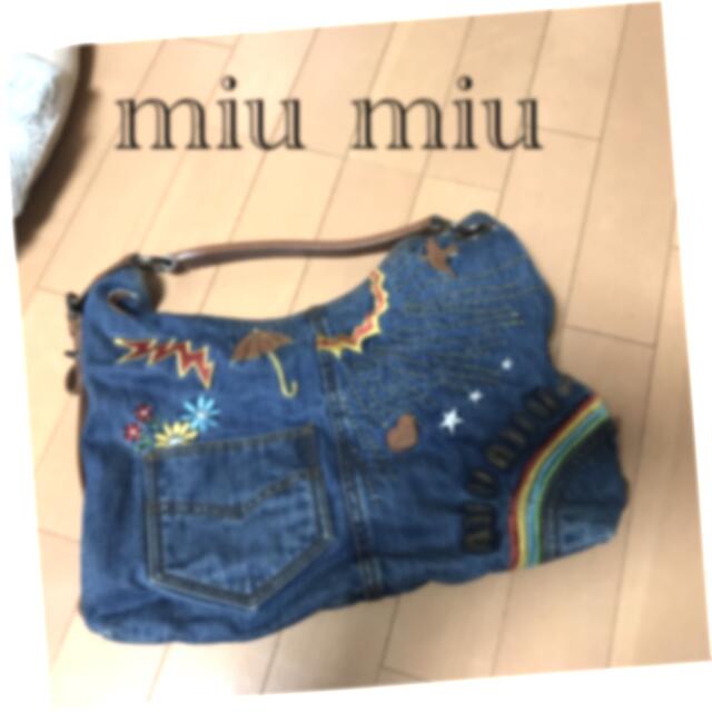 miumiu(ミュウミュウ)の★miu miu デニムバック★ レディースのバッグ(トートバッグ)の商品写真