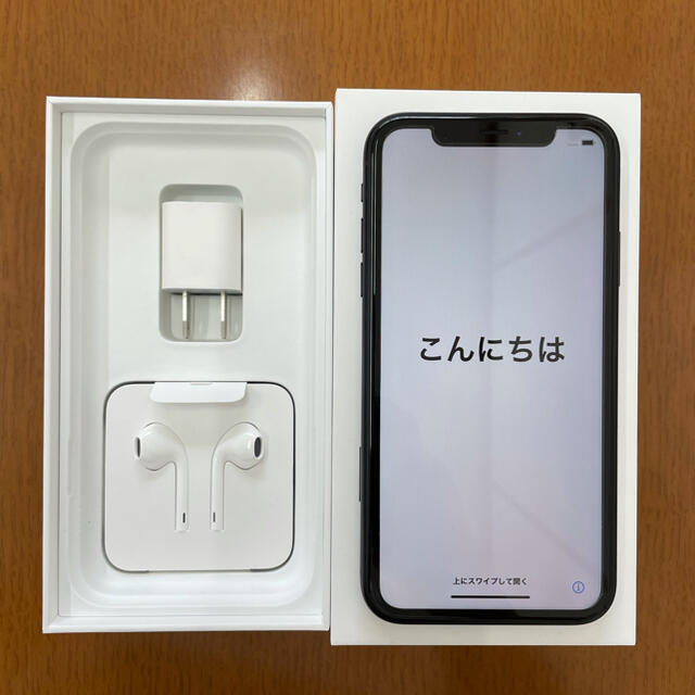 美品】iPhone XR White 64 GB SIMロック解除済-