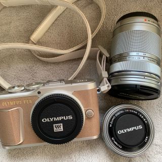 オリンパス(OLYMPUS)のOLYMPUS PEN E-PL9  ブラウン(ミラーレス一眼)