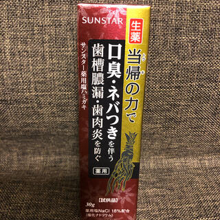 サンスター(SUNSTAR)のサンスター  薬用塩ハミガキ(歯磨き粉)