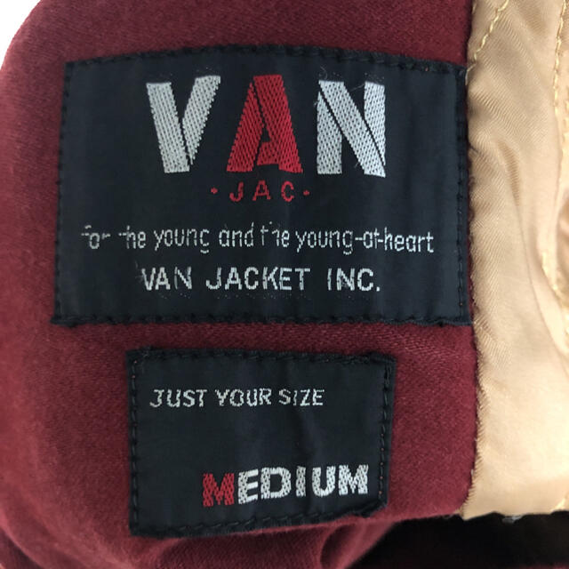 VAN Jacket(ヴァンヂャケット)のVintage VAN フライトジャケット　サイズM レッド メンズのジャケット/アウター(フライトジャケット)の商品写真