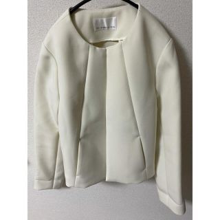 エムプルミエ(M-premier)のジャケット★新品、タグ付き(ノーカラージャケット)