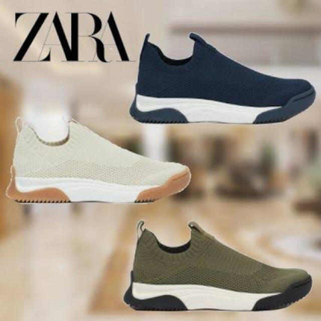 ZARA(ザラ)のZARA 今季　キッズソックスシューズ キッズ/ベビー/マタニティのキッズ靴/シューズ(15cm~)(スニーカー)の商品写真