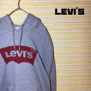 リーバイス(Levi's)のリーバイス LEVIS パーカー スウェット S グレー ロゴ(パーカー)
