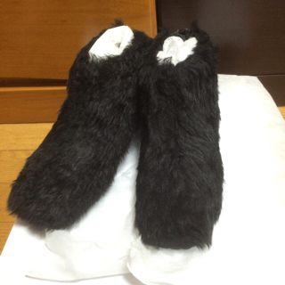 ミスティック(mystic)の新品 mystic ＊FAKEFUR BOOTS black S IKUMI(ブーツ)