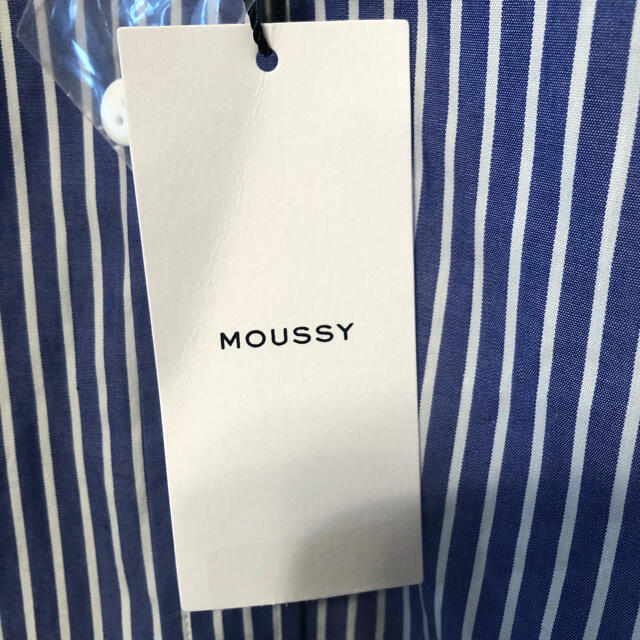 moussy(マウジー)のmoussy 長袖ストライプシャツ ブラウス レディースのトップス(シャツ/ブラウス(長袖/七分))の商品写真
