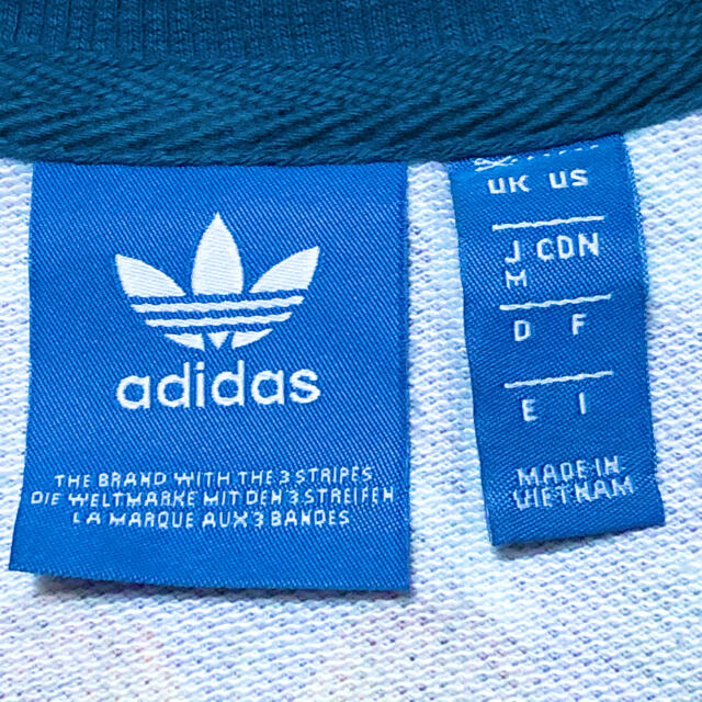 adidas トレーナー デカロゴ マルチカラー レアの通販 by お洋服のカールさん|アディダスならラクマ - adidas アディダス スウェット NEW人気