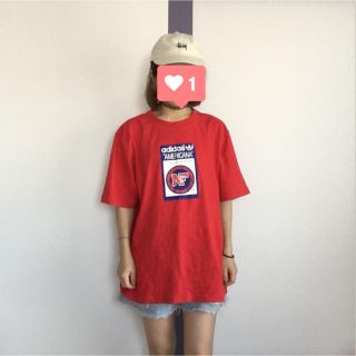 アディダス(adidas)のadidas ロゴTEE(Tシャツ/カットソー(半袖/袖なし))