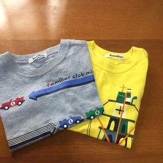 ファミリア(familiar)のファミリア100サイズ半袖Tシャツ とタンクトップ(Tシャツ/カットソー)