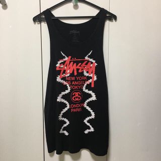 ステューシー(STUSSY)のステューシー   stussy  タンクトップ　レディースSサイズ(タンクトップ)