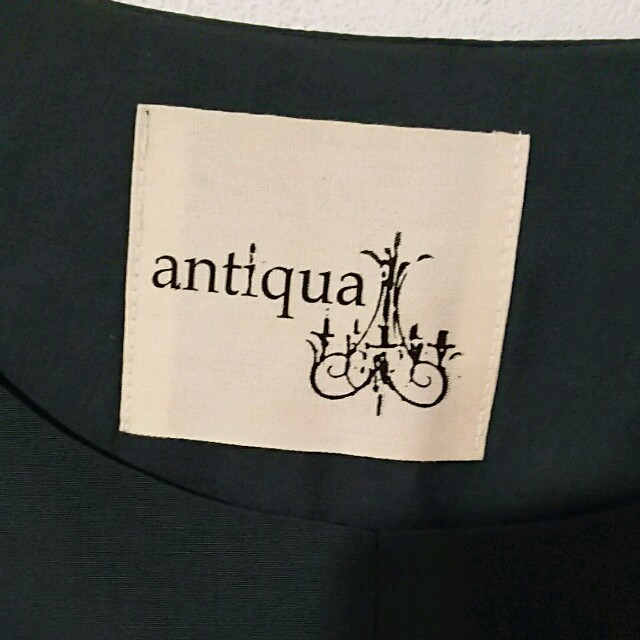 antiqua(アンティカ)のantiqua 七分袖ワンピース レディースのワンピース(ロングワンピース/マキシワンピース)の商品写真