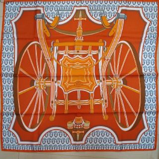 エルメス(Hermes)の専用です！ HERMES 「四輪馬車の車輪」(スカーフ)