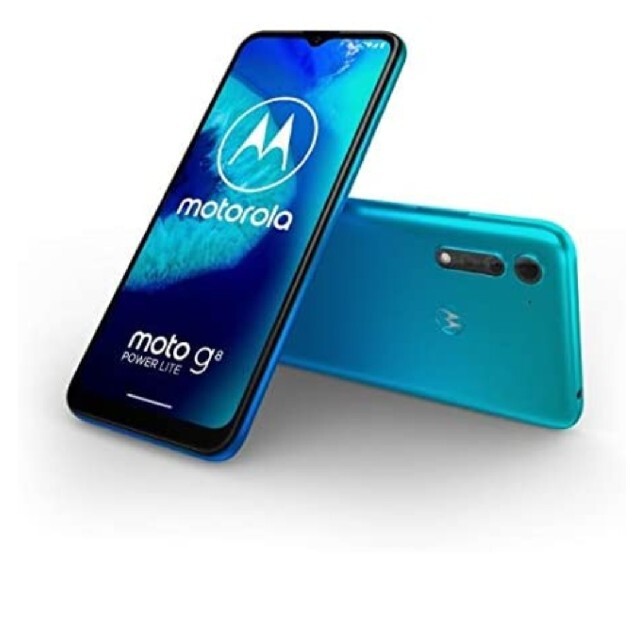 新品 motorola moto g8 power lite ポーラブルー 4G