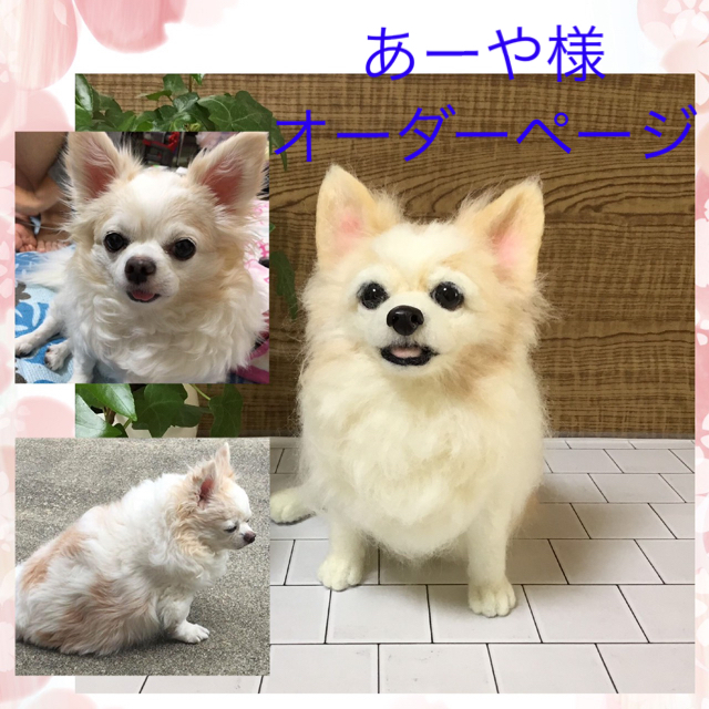 羊毛フェルト　犬　チワワ