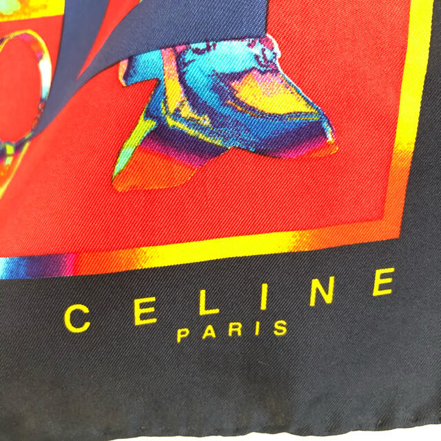 celine(セリーヌ)の美品　CELINE (セリーヌ) シルクスカーフ レディースのファッション小物(バンダナ/スカーフ)の商品写真