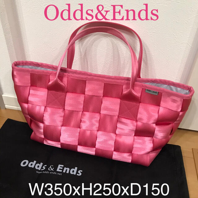 【美品】シートベルトバッグ トートバッグ Odds&Ends ピンクオシャレ