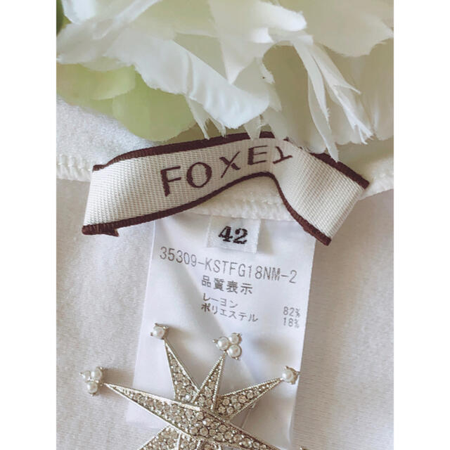 極美品！FOXEY NERINE刺繍レースワンピース　40 Rene