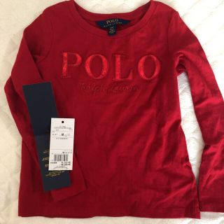 ラルフローレン(Ralph Lauren)のロンT ラルフローレン　新品未使用　赤　長袖(Tシャツ/カットソー)