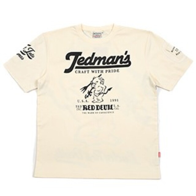 TEDMAN(テッドマン)のﾃｯﾄﾞﾏﾝ/Tｼｬﾂ/ﾎﾜｲﾄ/tdss-530 メンズのトップス(Tシャツ/カットソー(半袖/袖なし))の商品写真