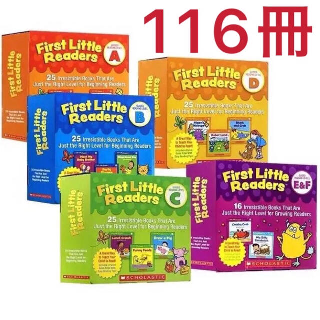 First Little Readers ABCDEF 絵本116冊