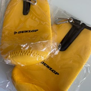 ダンロップ(DUNLOP)のペットボトルホルダー ５００ml（ソフトラバー  カラビナ付き）非売品　未使用(その他)