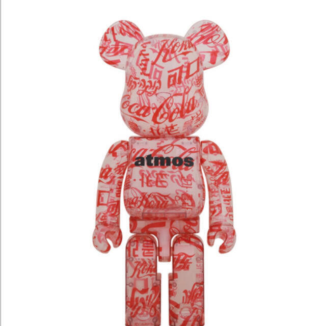 MEDICOM TOY(メディコムトイ)のBE@RBRICK atmos × Coca-Cola 1000％ CLEAR エンタメ/ホビーのフィギュア(その他)の商品写真