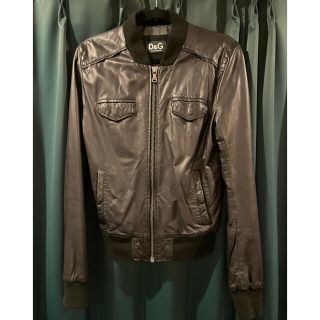 ドルチェ&ガッバーナ(DOLCE&GABBANA) レザージャケット/革ジャン