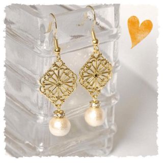 10♡コットンパール ピアス(ピアス)