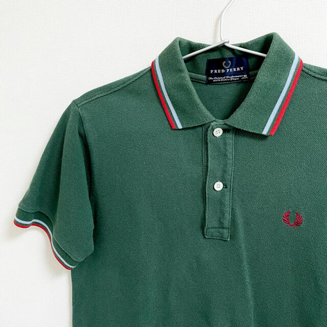 FRED PERRY(フレッドペリー)のFRED PERRY ポロシャツ グリーン メンズのトップス(ポロシャツ)の商品写真