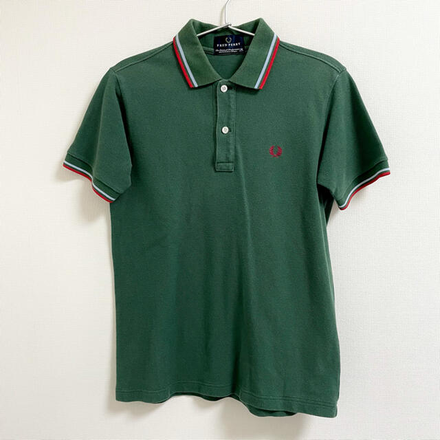 FRED PERRY(フレッドペリー)のFRED PERRY ポロシャツ グリーン メンズのトップス(ポロシャツ)の商品写真