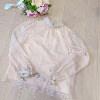 ジルスチュアート(JILLSTUART)のジルスチュアート　ドットシフォンブラウス(シャツ/ブラウス(長袖/七分))