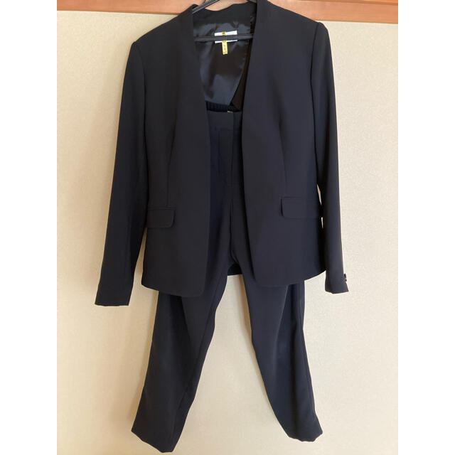 PLST(プラステ)のPLST パンツスーツ　ブラック レディースのフォーマル/ドレス(スーツ)の商品写真