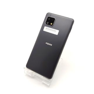 アクオス(AQUOS)の新品/ワイモバイル/AQUOS SENSE4 BASIC/A003SH/黒(スマートフォン本体)