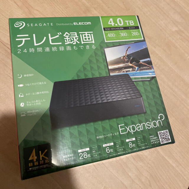 【新品未開封】外付けハードディスク 4.0TB SGD-JMX040UBK