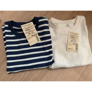 ムジルシリョウヒン(MUJI (無印良品))の【Hana様専用】無印良品 ベビー 7分袖Tシャツ 白のみ(Tシャツ/カットソー)