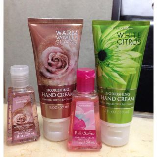 バスアンドボディーワークス(Bath & Body Works)のハンドクリーム＆ミニ抗菌ハンドジェル(ハンドクリーム)