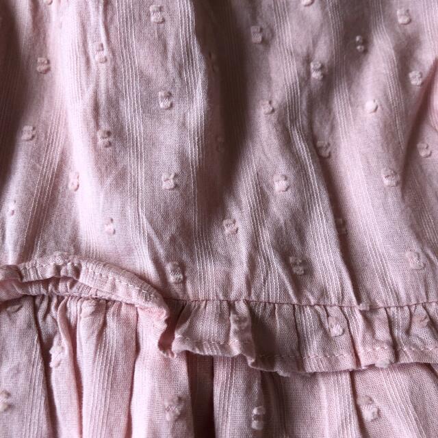 GAP Kids(ギャップキッズ)のピンクシャツ　長袖 キッズ/ベビー/マタニティのキッズ服女の子用(90cm~)(ブラウス)の商品写真