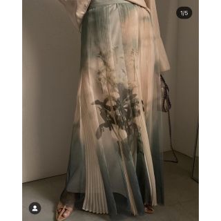 Ameri VINTAGE - SAYO NAGASE SPRING EVENING COLLAB SKIRTの通販 by
