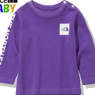 ザノースフェイス(THE NORTH FACE)の新品　ノースフェイス　ロングスリーブスクエアロゴティー　ロンT 80(Ｔシャツ)