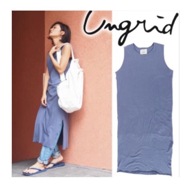 Ungrid(アングリッド)の新品☆ungrid レイヤードカットOP レディースのワンピース(ロングワンピース/マキシワンピース)の商品写真