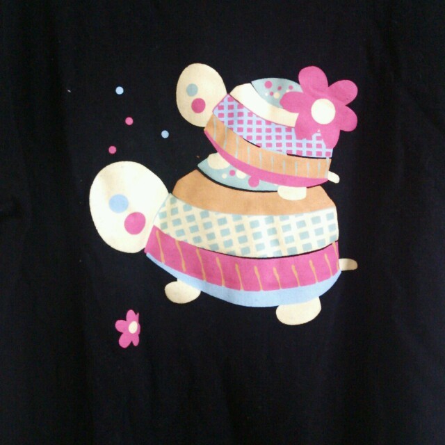 Design Tshirts Store graniph(グラニフ)のかめさん Tシャツ レディースのトップス(Tシャツ(半袖/袖なし))の商品写真