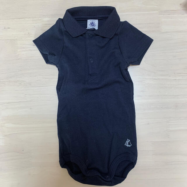 PETIT BATEAU(プチバトー)のプチバトー　ロンパース　男の子　67cm 6m キッズ/ベビー/マタニティのベビー服(~85cm)(ロンパース)の商品写真