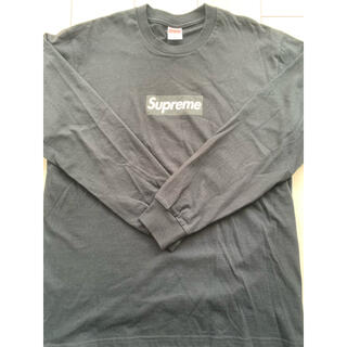 シュプリーム(Supreme)のsupreme Box Logo L/S Tee BLACK M(Tシャツ/カットソー(七分/長袖))