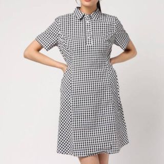 トミーヒルフィガー(TOMMY HILFIGER)の最終値下げギンガムチェックワンピース(ひざ丈ワンピース)