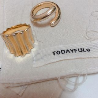 トゥデイフル(TODAYFUL)のTODAYFUL スタンドラインリング&ループリング(Silver925)セット(リング(指輪))